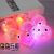 New 6cm Flashing Light with Rope Foam Ball TPR Squeeze Toys Decompression Squeezing Toy Decompression Artifact Factory Wholesale