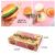 Hot Sale Simulated Burger Creative Stress Relief Squeezing Toy Vent Ball Food Squishy Toys Squeezing Toy