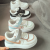 Hengyu 2023 Children's White Shoes Boys Girls' White Shoes Children White Board Shoes Boys Casual Shoes Student Sneakers