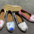 Hengyu Summer Women's Shoes Thin Bottom Pumps Linen Fisherman Shoes Women's Slip-on Hemp Rope Edge Cloth Shoes