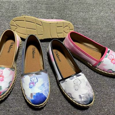 Hengyu Summer Women's Shoes Thin Bottom Pumps Linen Fisherman Shoes Women's Slip-on Hemp Rope Edge Cloth Shoes