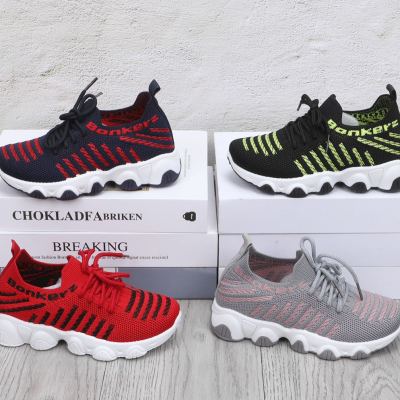 2023 Flyknit Children's Shoes Sports and Leisure Foreign Trade Supply