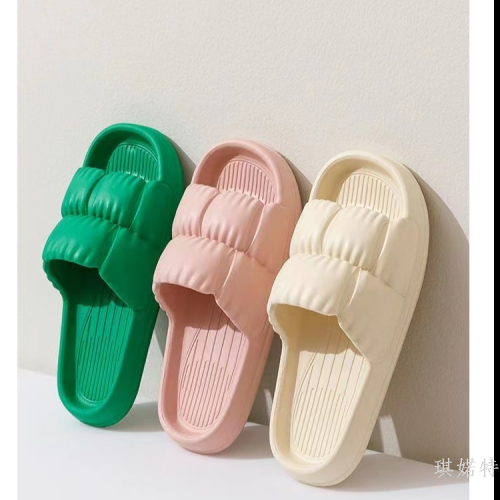 new eva rubber and plastic indoor bathroom couple‘s summer home slippers factory in stock wholesale