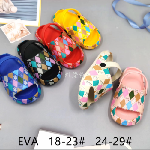 new foreign trade trend poop feeling indoor outdoor wear-resistant korean style outdoor beach men and women slippers boys and girls shoes
