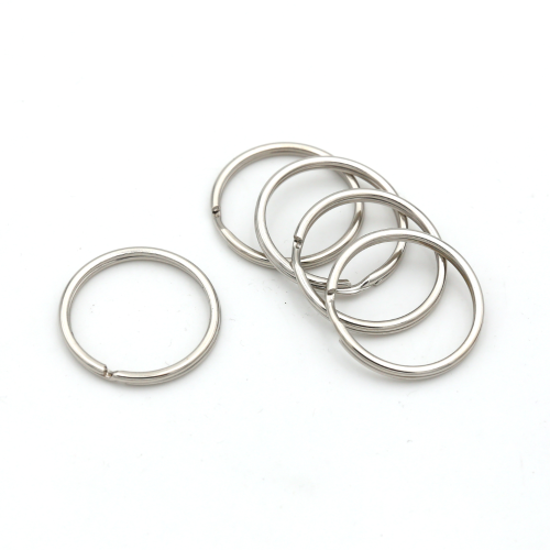 factory direct metal iron nickel plated key ring keychain small hemp ring key ring key ring jewelry pendant