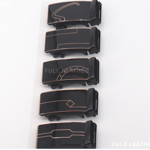 [fule leather] 4.0 gold silver acrylic men‘s belt buckle automatic buckle buckle buckle belt buckle