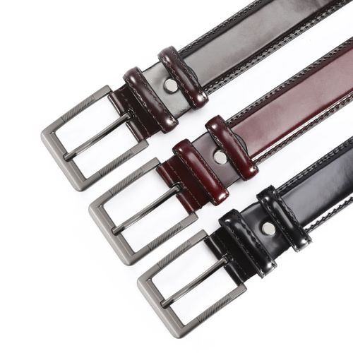 factory wholesale new belt men‘s business microfiber pin buckle belt fashion alloy casual light luxury belt tide