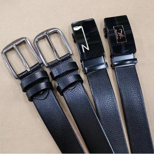 stall supply men‘s edging pvc clip rubber automatic belt fashion casual glue injection alloy pin buckle belt