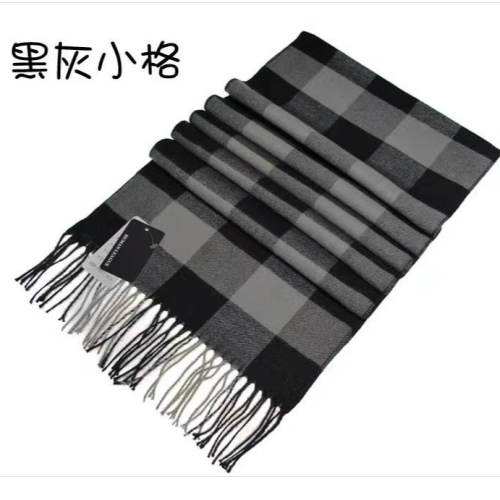 special offer processing men‘s scarf cashmere-like thickened warm men‘s scarf indian closed-toe plaid scarf manufacturers batch