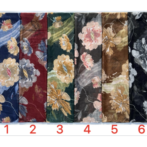 flowers like brocade printing pattern fashion bali yarn scarf colors and styles