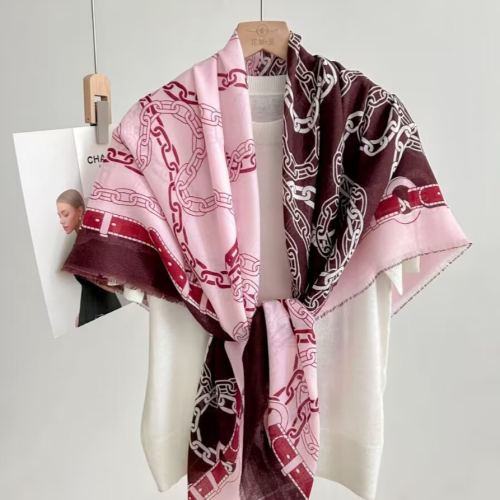135 velvet silk scarf large kerchief fashion trend women‘s scarf sunscreen talma long wild