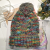 Korean Style Autumn and Winter Wool Knitted Hat Scarf White Wear Warm Ethnic Style
