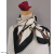 Silk Scarf Women's High-End High-End Women's White Scarf New Scarf Small Square Towel