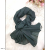 2024 Spring and Autumn New Scarf Women's Pleated Bright Silk Thin Scarf Scarf