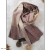 Artificial Cashmere Scarf Women's Winter Cute Girl Korean Style All-Matching Long Lines Floral with Fur Ball Warm Shawl