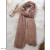Cotton and Linen Series Solid Color Light Luxury Large Size Long Scarf Shawl Warm Autumn and Winter Long Scarf