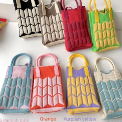 Large Capacity Totes Popular Knit Handbag Fashion Women‘s Bag