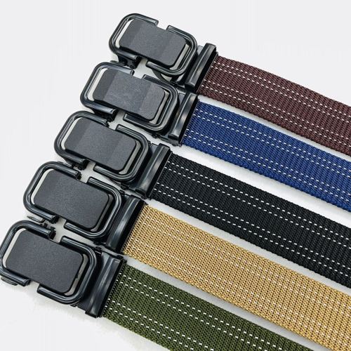 fei haocheng pp belt strong and durable fashion stepping type eight-character automatic buckle