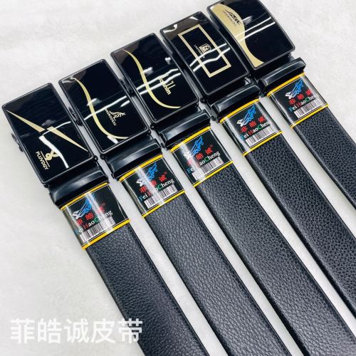 feihaocheng automatic leather belt durable and solid boutique all-match supermarket hot sale