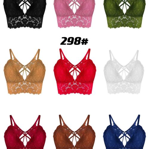 beauty back lace sling 298# one-piece top， matching set beauty back lace sling