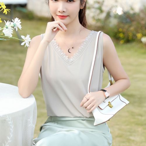 new fashion casual all-match women‘s camisole lace inner wear vest