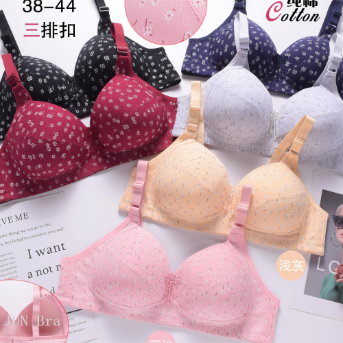 pure cotton wireless bra yiwu bra wholesale printed bra wholesale foreign bra
