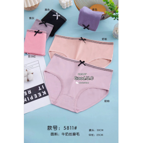 Foreign Trade Underwear Women underwear Polyester Women‘s Pants Milk Silk Women‘s Briefs Cotton Exported to Africa South America Middle East
