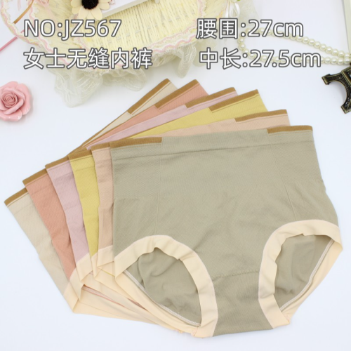 Women‘s Underwear Autumn New Mid-Waist Underwear Seamless Comfortable Breathable Briefs Factory Direct Sales Jz567
