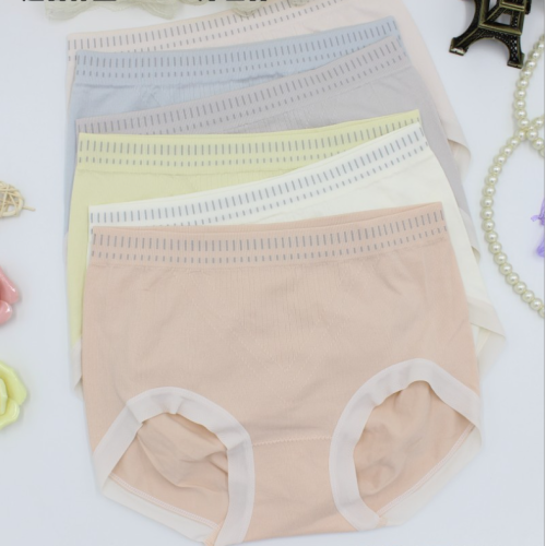 Women‘s Underwear Fashion Women‘s Underwear Mid Waist Seamless Comfortable Breathable Briefs Factory Direct Sales Jz583