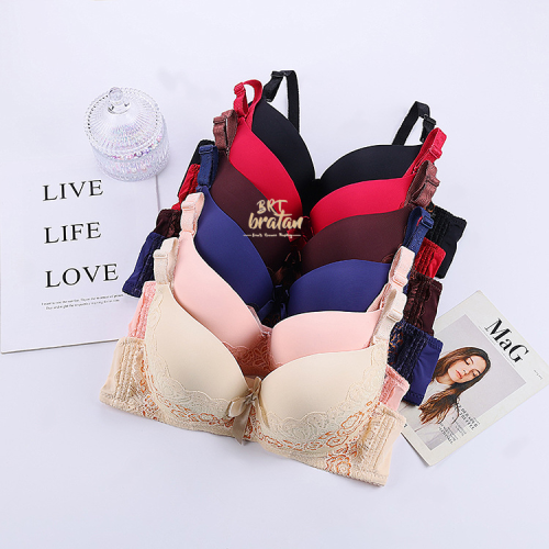Foreign Trade Bra in Stock Hot Sale Style Manufacturers Supply Foreign Trade Underwear Push up 3/4 Cup Bra Underwear for Women