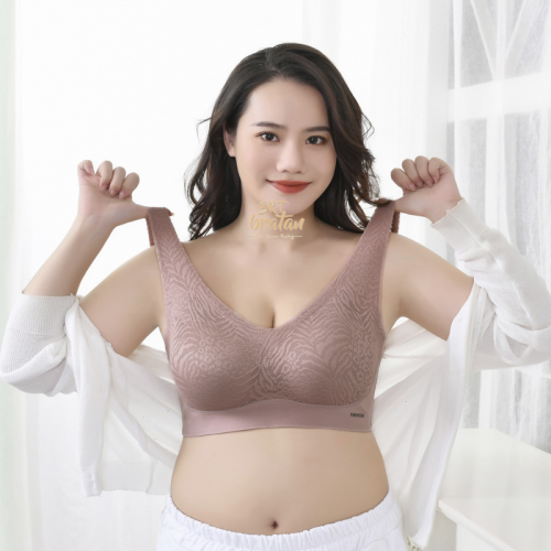 加肥大码美背文胸新款蕾丝无钢圈聚拢内衣收副乳舒适透气胸罩