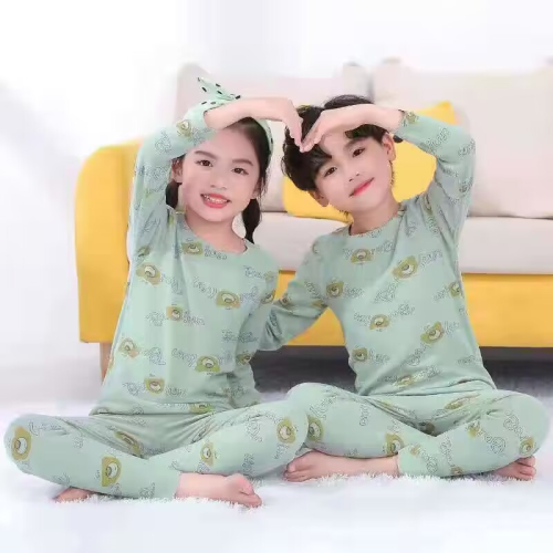 autumn and winter boys and girls ab surface thermal underwear suit