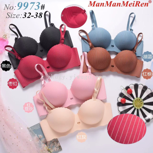 one-piece girl bra without steel ring in stock 32-size 38 medium thickness foreign trade