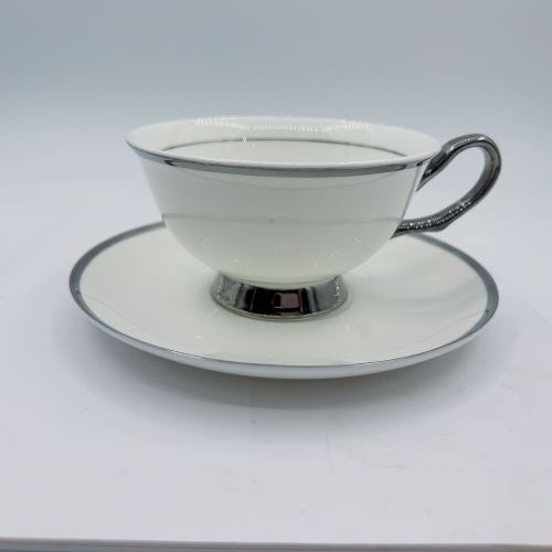 high bone china ceramic cup and saucer tea set silver scented tea tableware
