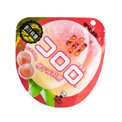 包邮！悠哈酷露露桃子味软糖52g BULLRICH SALZ零食糖果润喉糖