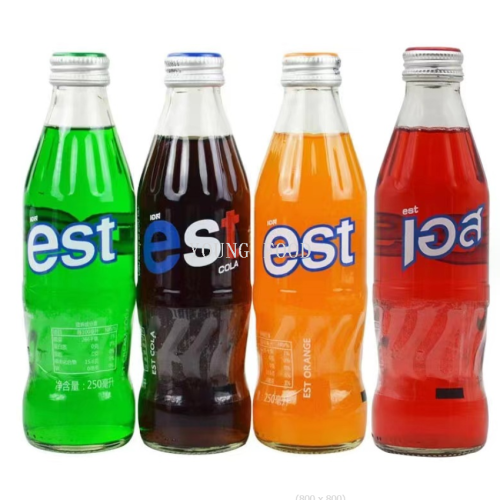 包邮！ 泰国est可乐味汽水250ml洋什铺勃拉摩尔进口饮料休闲零食