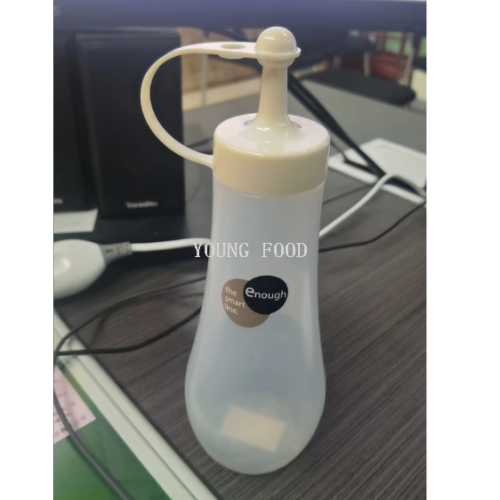 包邮！日本进口INOMATA带盖子液体调料瓶大白色20高*7直径 厘米