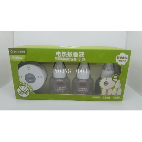 批发包邮居家用品驱蚊液 智能驱蚊器+蚊香液45ml*3瓶 三代 白色