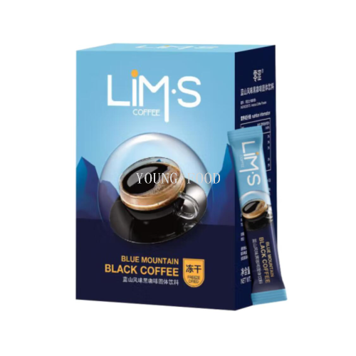 包邮！马来西亚零涩蓝山风味美式冻干黑咖啡40g美魄进口零食饮料