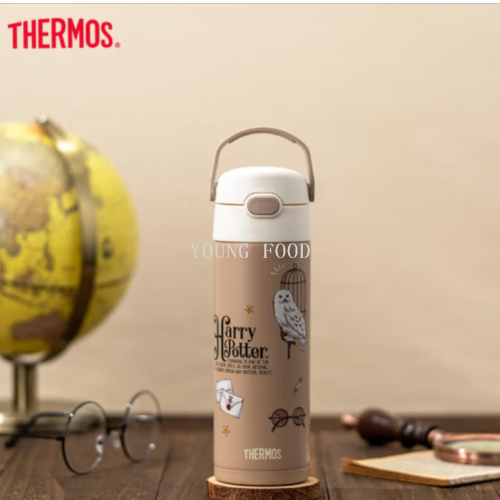 包邮 学生保温杯膳魔师哈利波特系列儿童高真空不锈钢直饮杯500ml