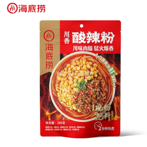 包邮！海底捞川香酸辣粉280g食品速食方便面快餐冲泡即食特色美食