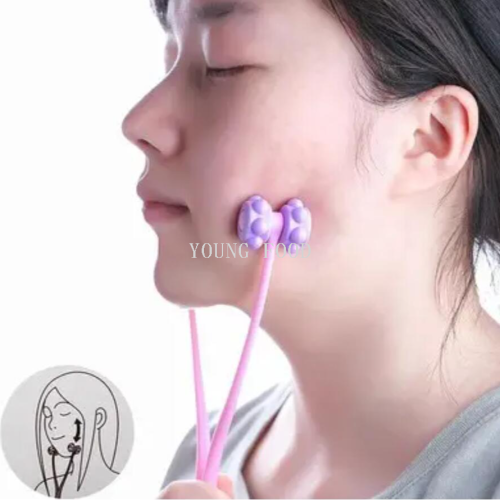 包邮！日本进口滚轮脸部按摩器KOKUBO小久保脸部双下巴拉伸消瘦