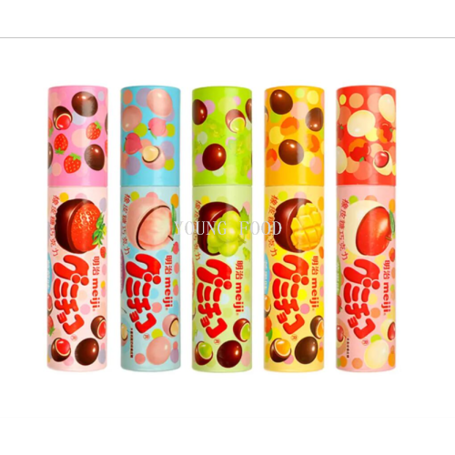 包邮！水果味明治橡皮糖巧克力50g罐 洋芙德休闲食品巧克力豆软糖