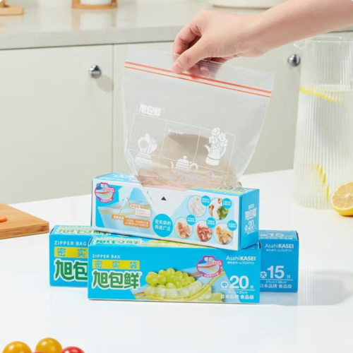 包邮！日本工艺旭包鲜密实袋自封袋 中小号 洋什铺日用百货穿戴甲