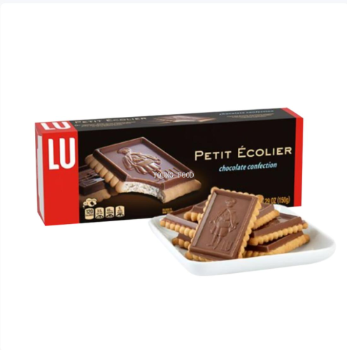 包邮 法国LU露怡牛奶巧克力制品饼干150g 进口休闲食品DOLCEIDFA