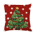 Cross-Border Christmas Pillow Cover Linen Hand-Painted Amazon Home Santa Claus Elk Throw Pillowcase Sofa Cushion Cover