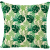 Flower Plant Linen Digital Printing Pillow Clear Hand-Painted Illustration Home Office Seat Cushion Cover