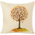 Fashion Pillow Idyllic Minimalist Cartoon Flower Tree Pattern Pillow Creative Home Pillow Cover