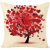 Fashion Pillow Idyllic Minimalist Cartoon Flower Tree Pattern Pillow Creative Home Pillow Cover