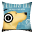 Fun Animal Headphones Dog Pillowcase Super Soft and Short Plush Single-Sided Cushion Amazon Cross-Border Pillow